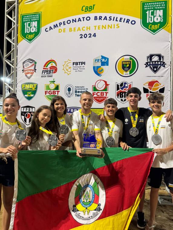 Seleção Gaúcha composta também por atletas do Guaíra, é vice-campeã nacional de Beachtênis - foto 8