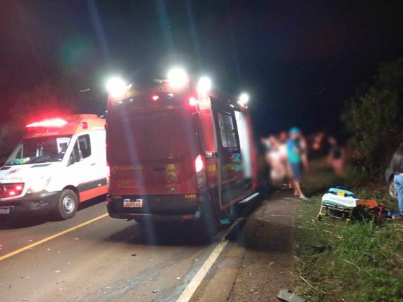 Colisão envolve dois veículos e uma pessoa fica ferida na RS-344 - foto 3