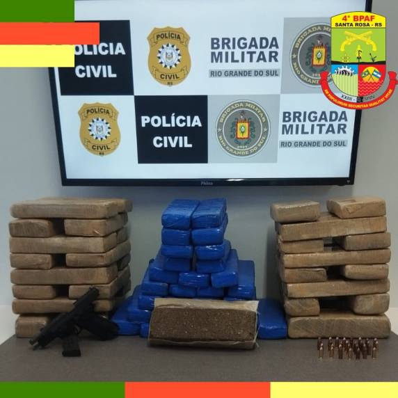 A ação policial ocorreu na tarde desta sexta-feira em Santa Rosa