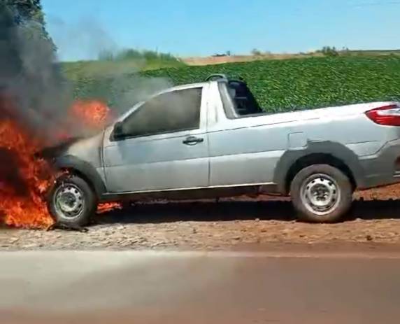 O veículo de Três de Maio era ocupado apenas pelo motorista que não ficou ferido