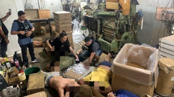 Indústria que produzia marcas paraguaias está situada na região rural de Agudo. Unidade tinha capacidade para produzir até 150 mil maços por dia