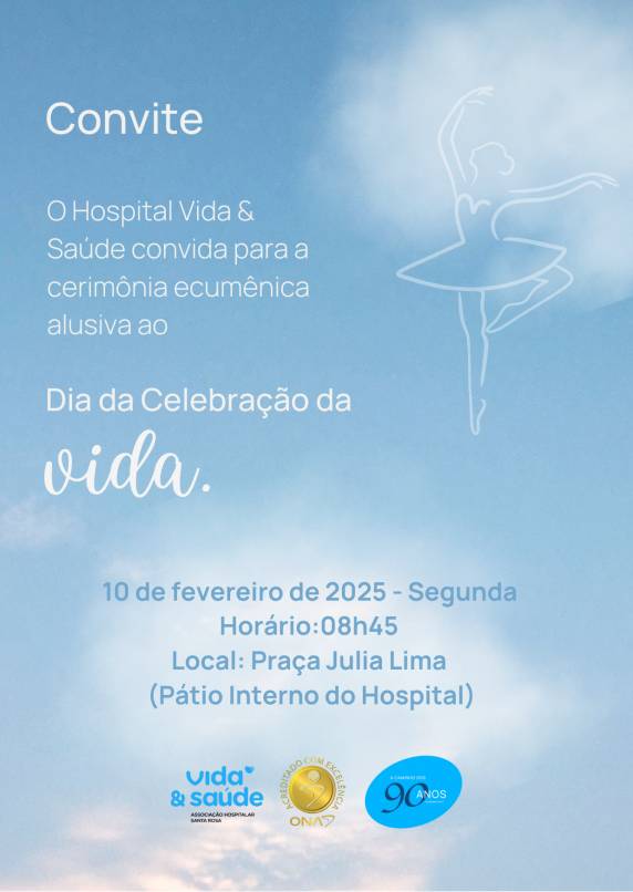 A atividade é aberta ao público e terá início às 08h45, na Praça Julia Lima ? pátio interno da instituição.