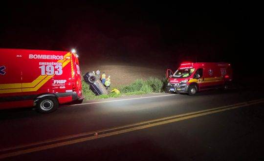 Motorista morre após carro sair da pista e capotar na SC-157 - foto 2