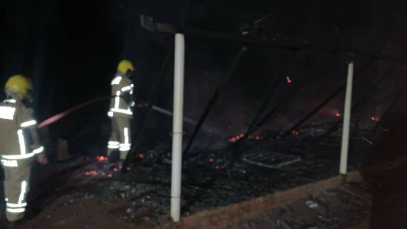 O sinitro foi controlado pelo Corpo de Bombeiros na localidade de inácio Montanha