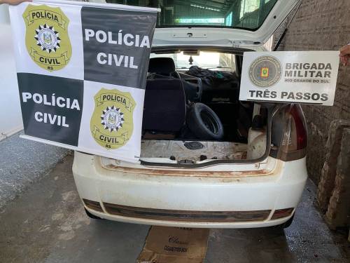 Brigada Militar e Polícia Civil apreendem cigarros contrabandeados em Três Passos - foto 3