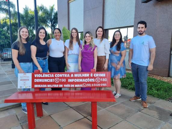 Inaugurada a Campanha ''Banco Vermelho'' no Fórum de Três de Maio - foto 4