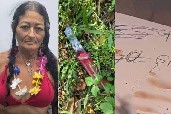 O corpo da vítima, um homem de 60 anos, foi encontrado com diversos ferimentos de arma branca no pescoço, na caixa torácica e nas partes íntimas