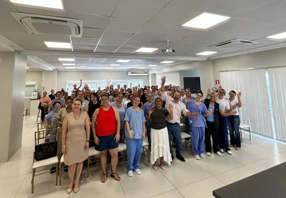 Para celebrar o Dia Internacional da Mulher, o Vida & Saúde promoveu homenagens para as mais de 1.100 mulheres que atuam diariamente no Hospital.  