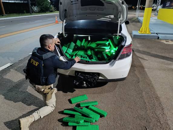 Homem já havia sido preso pela PRF em 2017 por tráfico de drogas