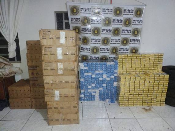 Conforme a Brigada Militar o prejuízo ao crime ultrapassa a cifra de R$ 100 mil.