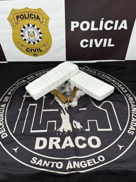 A ação foi da DRACO de Santo Ângelo com apoio da PRF de Ijuí
