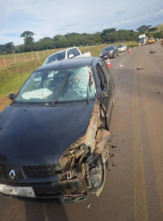 Homem morre em colisão entre carro e moto na RS-324, em Passo Fundo - foto 3