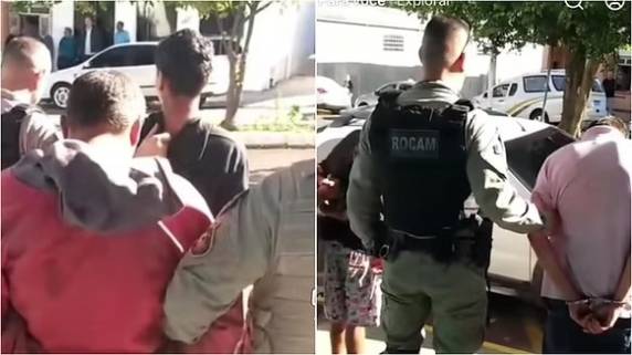 A Brigada Militar também apreendeu um veículo com placas clonadas, que teria sido usado no crime