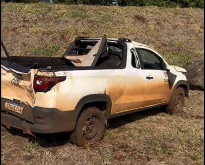 Acidente entre caminhonetes é registrado na BR-285, em Panambi - foto 2