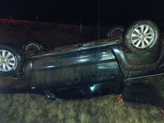 Acidente com capotamento é registrado na ERS-129 em Casca - foto 3