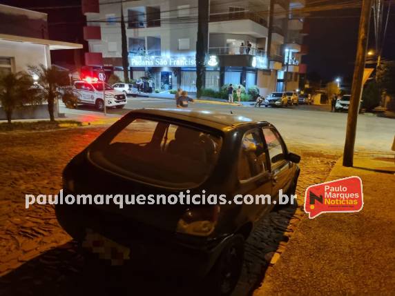 Jovem fica ferido em acidente entre carro e moto no centro de Três de Maio - foto 4