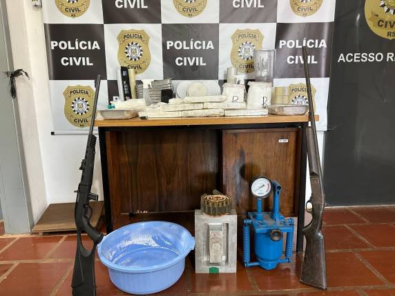 Polícia Civil localiza laboratório de refino de drogas em Entre-Ijuís - foto 2