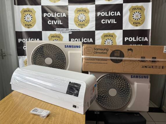 Os equipamentos furtados foram recuperados e serão devidamente devolvidos à vítima.