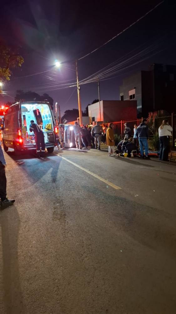 Colisão entre veículos deixa feridos no bairro Erval, em Ijuí - foto 3