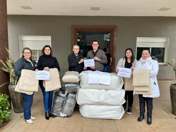 A entrega foi realizada pelo superintendente da Alibem e integrante do Conselho de Administração do HVS, senhor Juscelino Gonçalves.