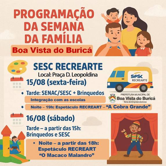 Boa Vista do Buricá recebe projeto SESC Recrearte durante a Semana da Família - foto 3