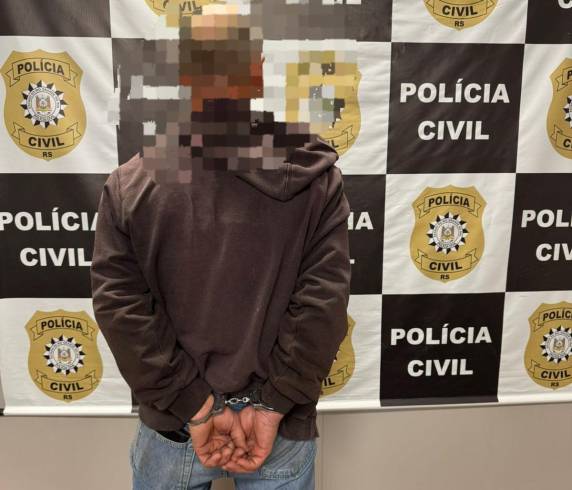 Após os procedimentos legais, ele foi encaminhado ao presídio local.