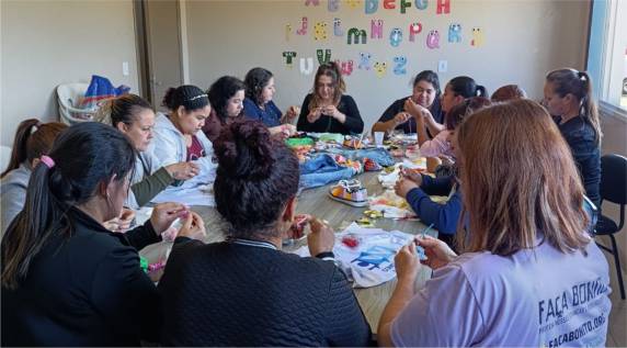 Grupo do Paif Florescer participa de oficina de construção em Crechê - foto 4