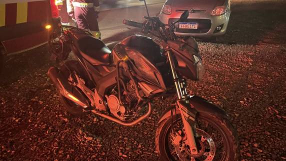 Acidente entre carro e motocicleta é registrado na BR-386 em Soledade - foto 3