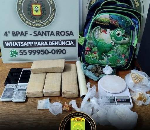 Ação da Brigada Militar resulta em prisão e apreensão durante operação