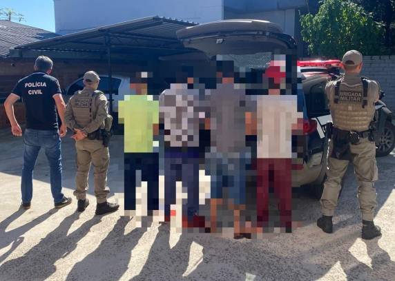 Brigada Militar e Polícia Civil atuaram de forma integrada na captura de condenados por tráfico e furto