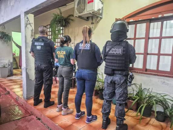 GAECO/MPRS apoia operação do MPSC contra lavagem de dinheiro e jogos de azar nos dois Estados - foto 5