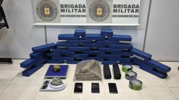 Operação Cerco Fechado resulta na apreensão de 28,6 quilos de maconha no bairro Santa Marta