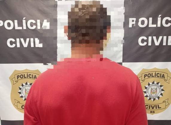 Suspeito de abusar dos dois enteados foi detido pela Polícia Civil e encaminhado ao presídio de Cerro Largo