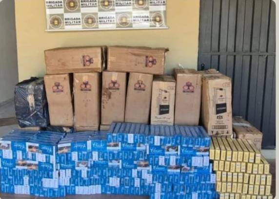 Operação ''Ceco Fechado'' resultou na prisão de um homem e na apreensão de veículo carregado com 12.490 maços