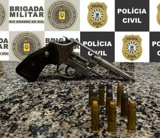 Operação da DRACO resultou na apreensão de um revólver calibre .38 e munições; o suspeito, de 28 anos, possui diversos antecedentes criminais