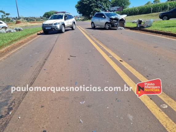 Acidente sem feridos é registrado no trevo da RS-342 em Três de Maio - foto 3