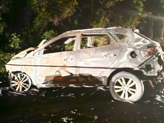 Acidente com duas mortes e dois feridos na RSC-287 em Itacolomi - foto 3