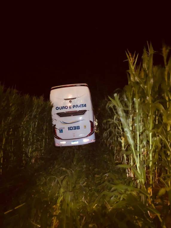 Grave colisão entre carro e ônibus deixa motorista morto na ERS-406 - foto 2