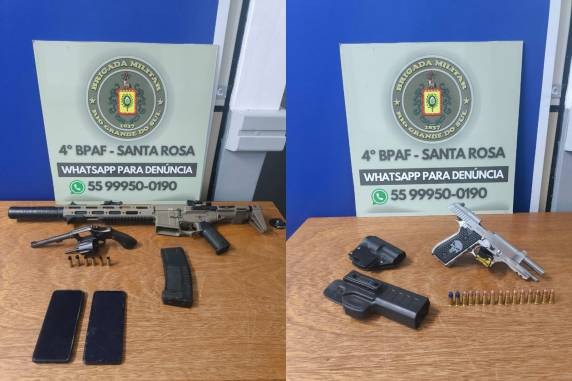 Ação integrada entre inteligência e força tática resulta em prisão e grande apreensão de armamento na fronteira
