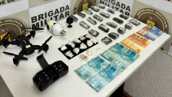 Brigada Militar prende homem por tráfico de drogas durante Operação Cerco Fechado em Serafina Corrêa - foto 2