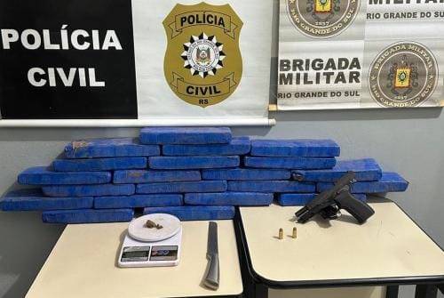 Polícia Civil e Brigada Militar localizam quase 13 kg de maconha em ação integrada