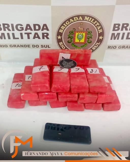 Ação da Força Tática, com apoio de informações da DRACO, resultou na apreensão de 8,5 quilos de maconha