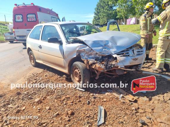 Colisão transversal deixa casal de idosos ferido na RS-342, em Independência - foto 2
