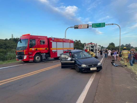 Pai e filha de um mês morrem em grave acidente na BR-285, em Carazinho - foto 2