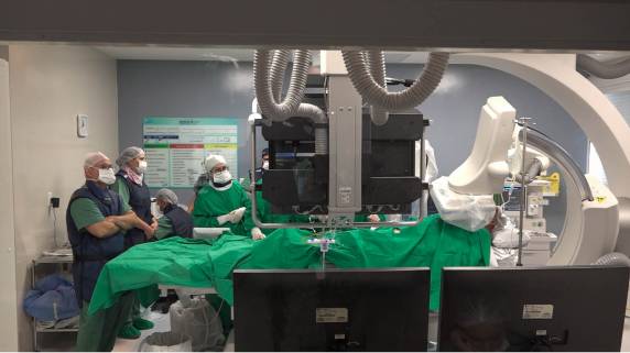 Com apoio técnico da Santa Casa de Porto Alegre, instituição realiza primeira cirurgia cardíaca e primeiro procedimento em hemodinâmica e aguarda habilitação oficial para início das atividades