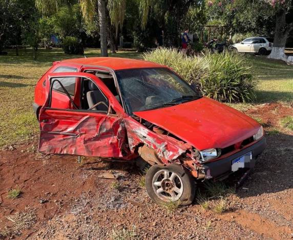 Menina de 5 anos foi socorrida pelos Bombeiros e encaminhada ao Hospital Oswaldo Cruz, em Horizontina