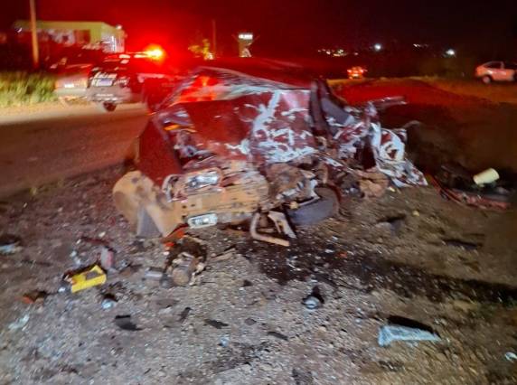 Acidente ocorreu na noite de sexta-feira (6), nas proximidades da Caza Movelaria, no km 22 da rodovia