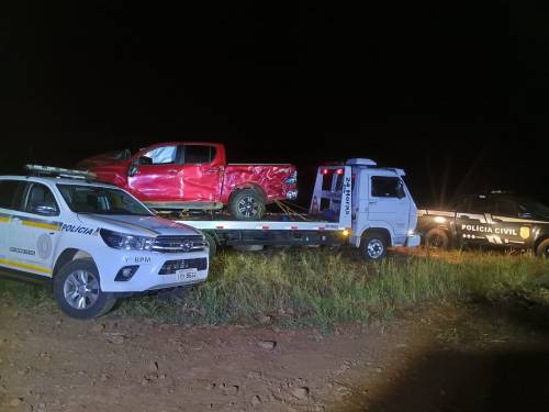 Ação ocorreu durante a Operação Protetor de Divisas e Fronteiras; motorista fugiu do local e não foi identificado