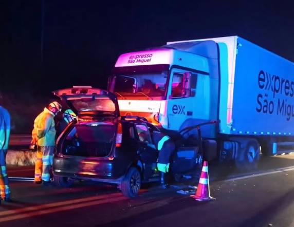 Acidente ocorreu por volta de 0h30 no km 231; vítimas estavam em um carro com placas de Marau