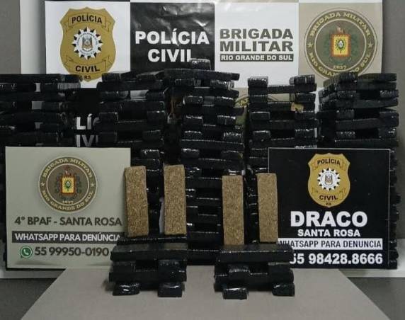 Ação integrou Brigada Militar e Polícia Civil pela Operação Protetor de Divisas e Fronteiras; ninguém foi preso
